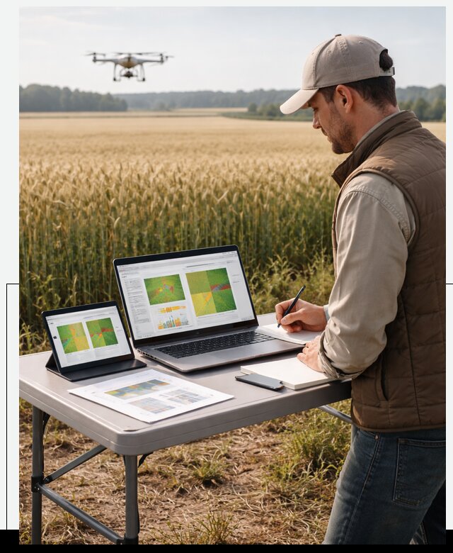 Система AI прогнозирования урожайности для точных агрономий в Бердске